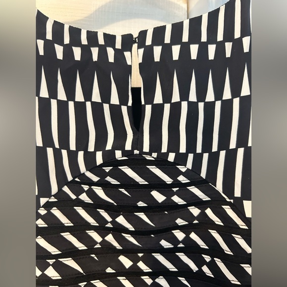 Parker Black & White A-Line Mini Dress. NWT. Size Small - Picture 5 of 14